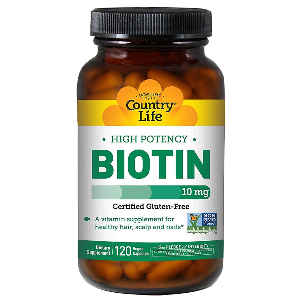 Country Life - Biotin 10mg Vegan Capsules 120's