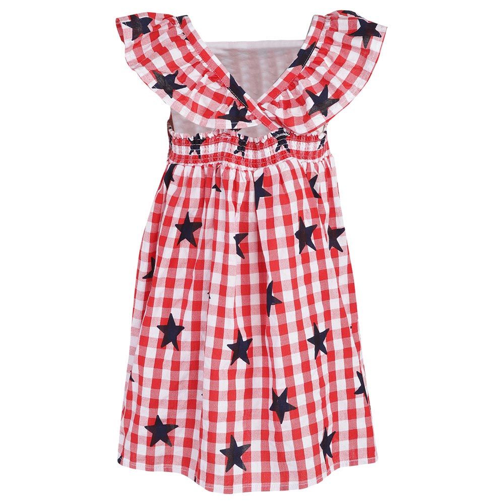 A Little Fable - Star Print Bright Dress