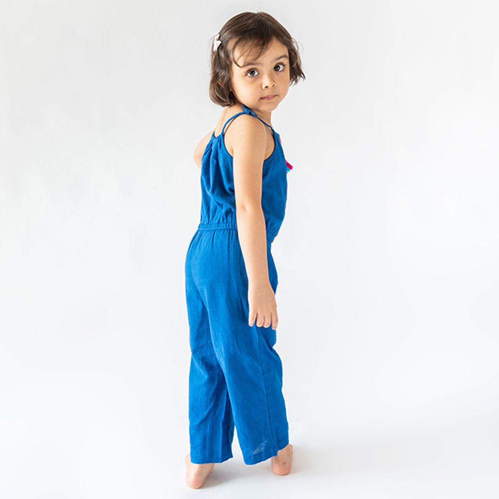 A Little Fable - Boho Jump Suit - Blue