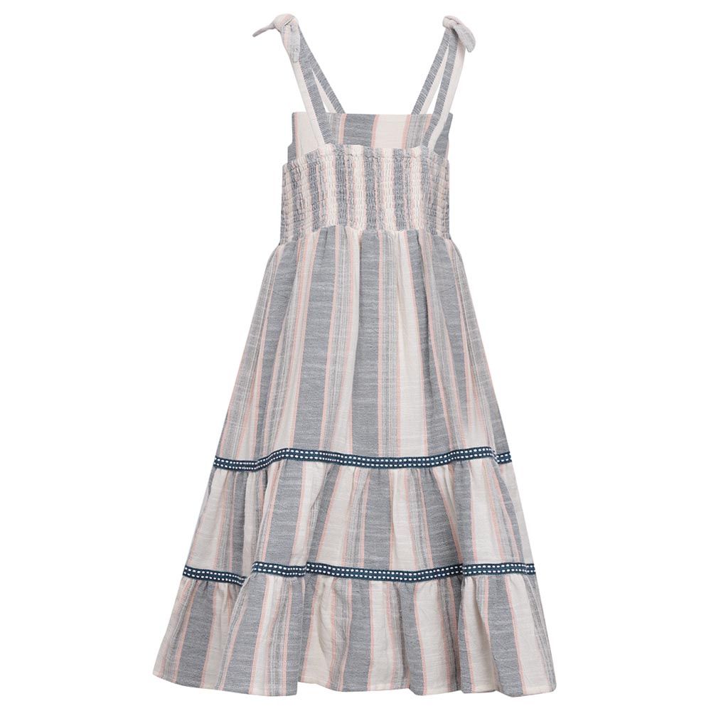 A Little Fable - Stripe Cheer Dress