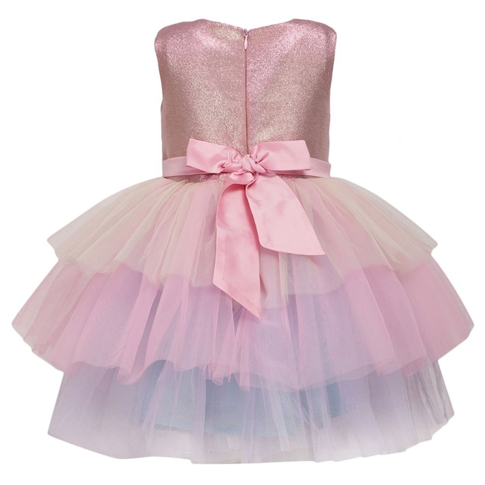 A Little Fable - Unicorn Sleeveless Party Dress