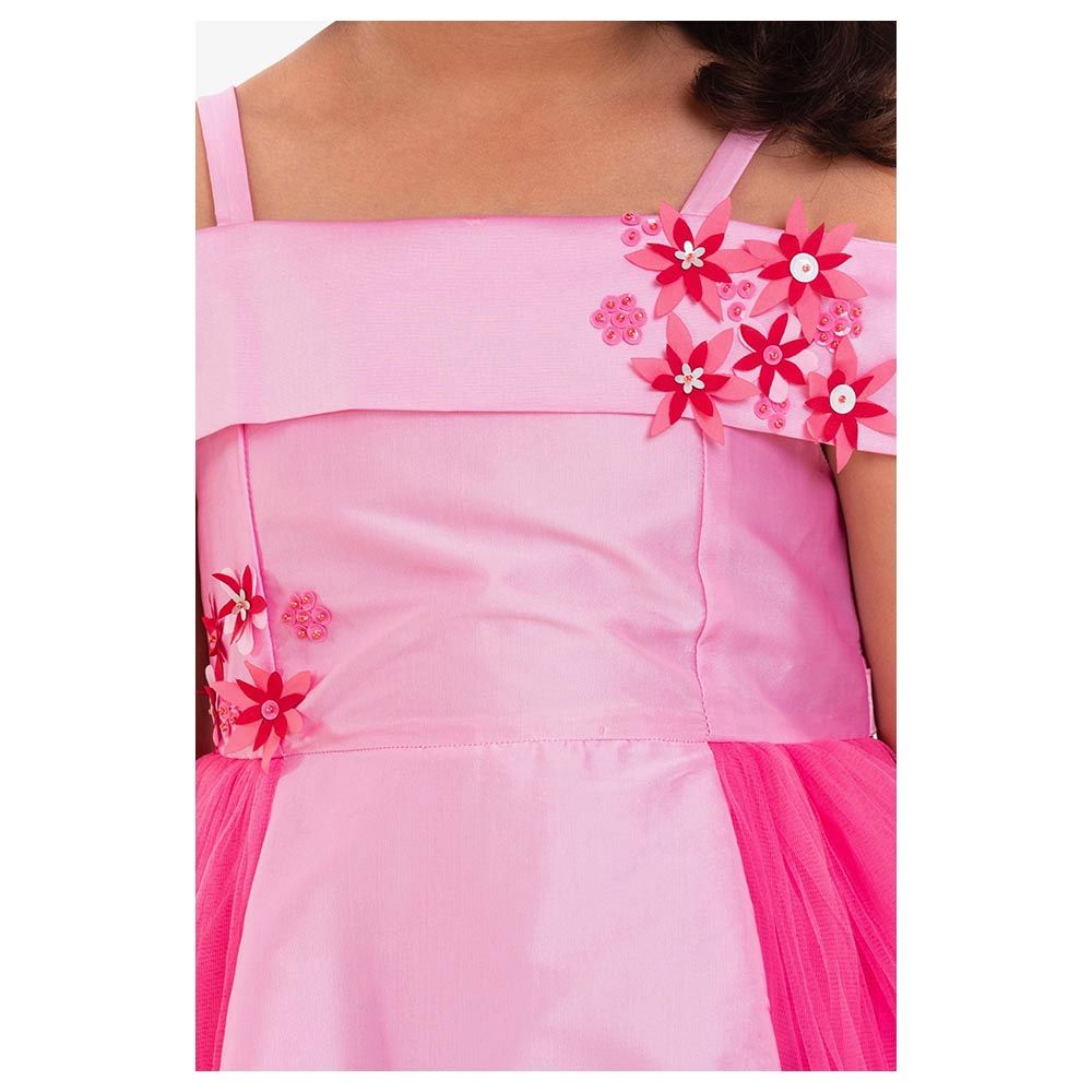 A Little Fable - Luna Party Gown - Pink