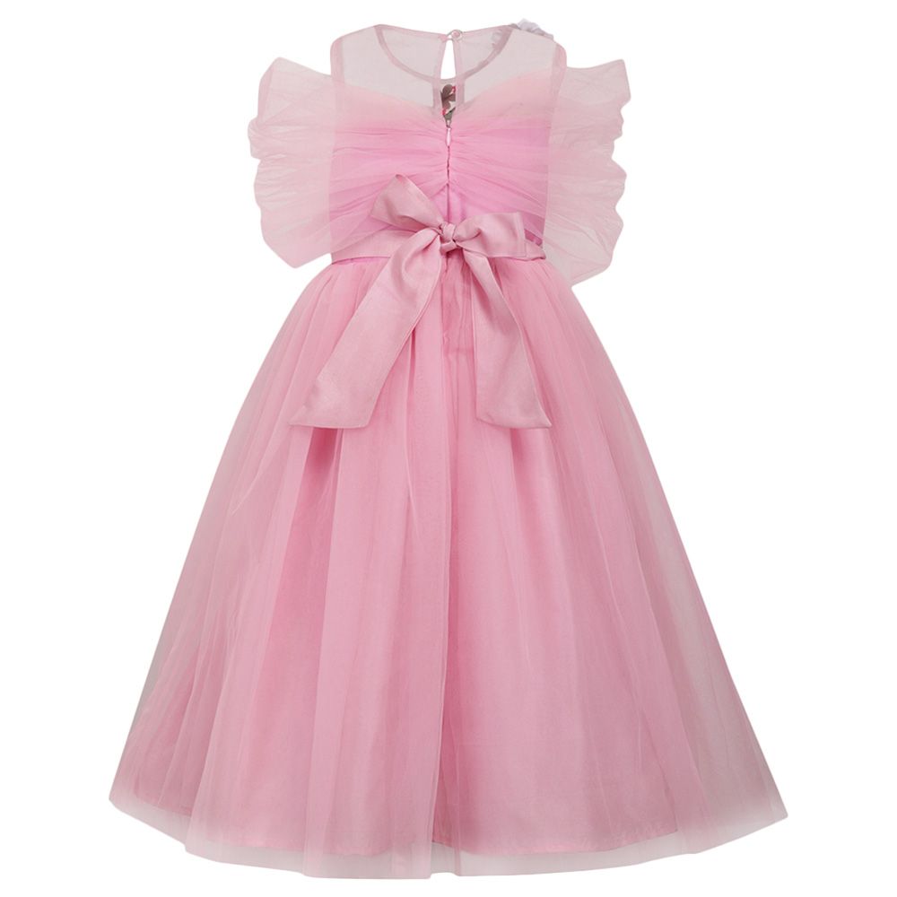 A Little Fable - Pink Snow Light Gown - Pink