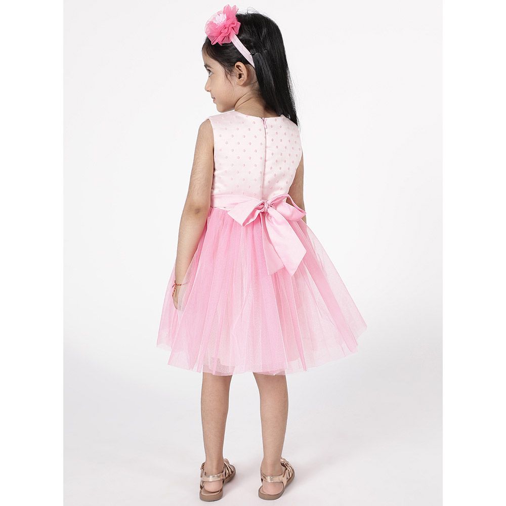 A Little Fable - Shimmer Unicorn Dress - Pink