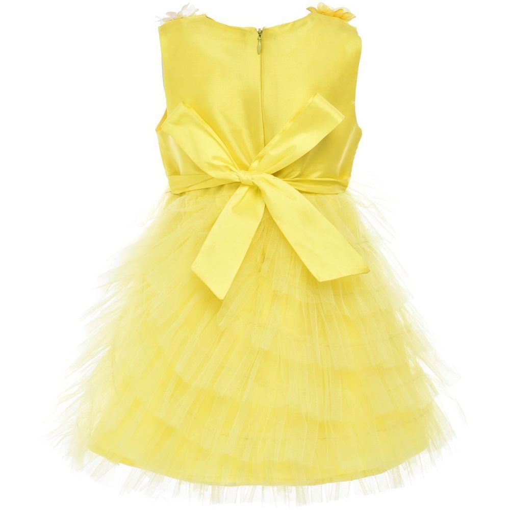 A Little Fable - Yellow Provence Cascade Dress