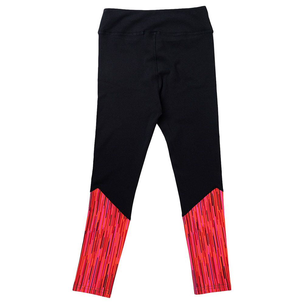 A Little Fable - Kids Diva Leggings - Black/Red