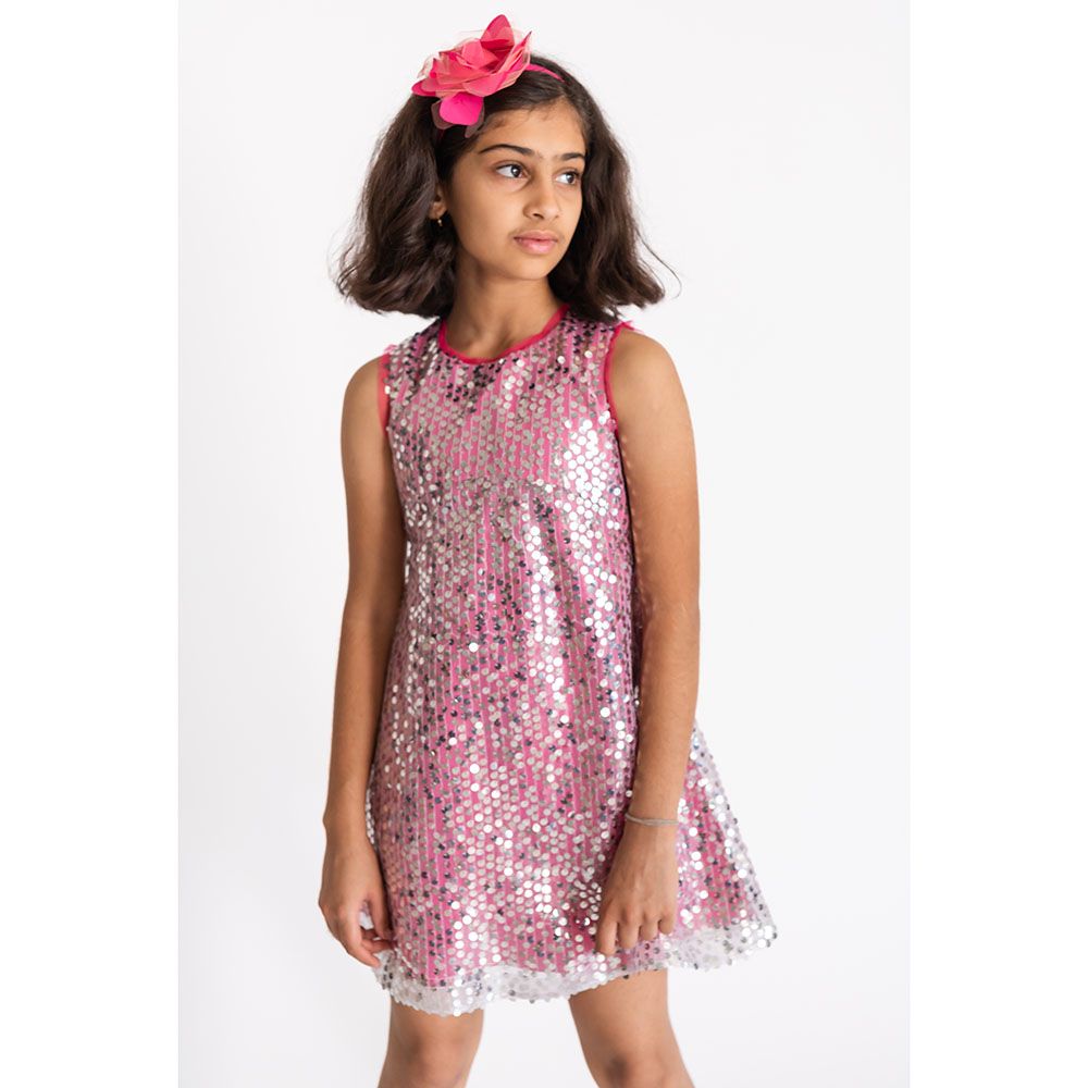 A Little Fable - Disco Station Sleeveless Dress