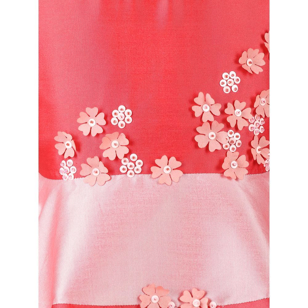 A Little Fable - Pink Hibiscus Dress