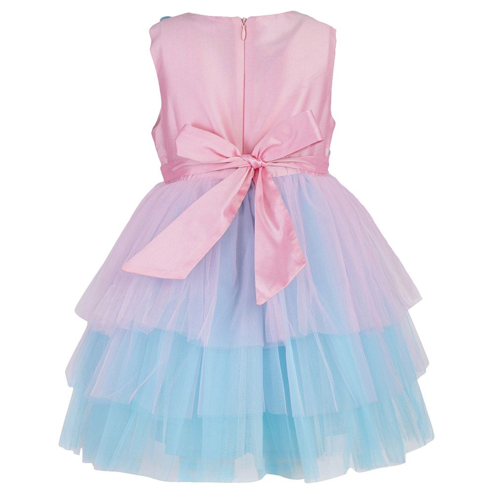 A Little Fable - Twinkle Toes Unicorn Dress - Pink