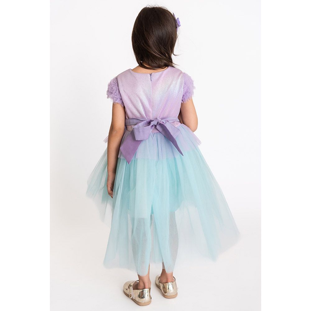 A Little Fable - Mermaid Glitter Dress - Lavender