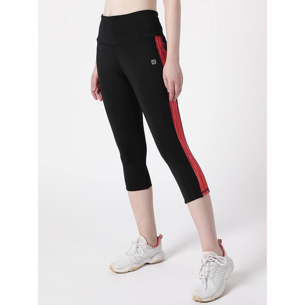 Studioactiv - Summer Breeze Capri - Black Red