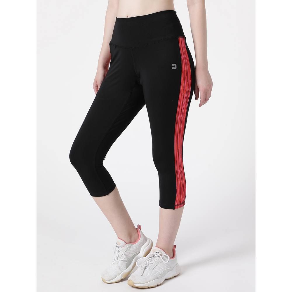 Studioactiv - Summer Breeze Capri - Black Red