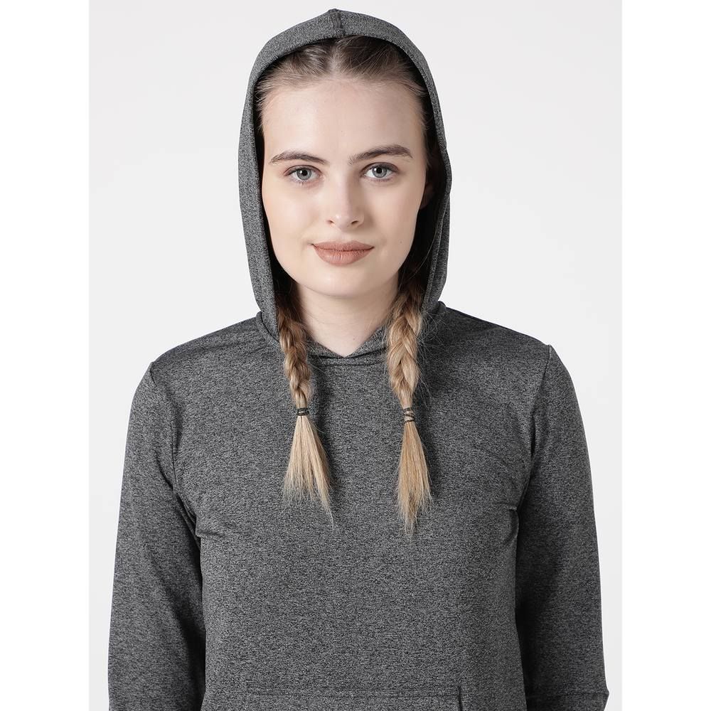 Studioactiv - Sassy Full Sleeves Hoodie - Grey Melange