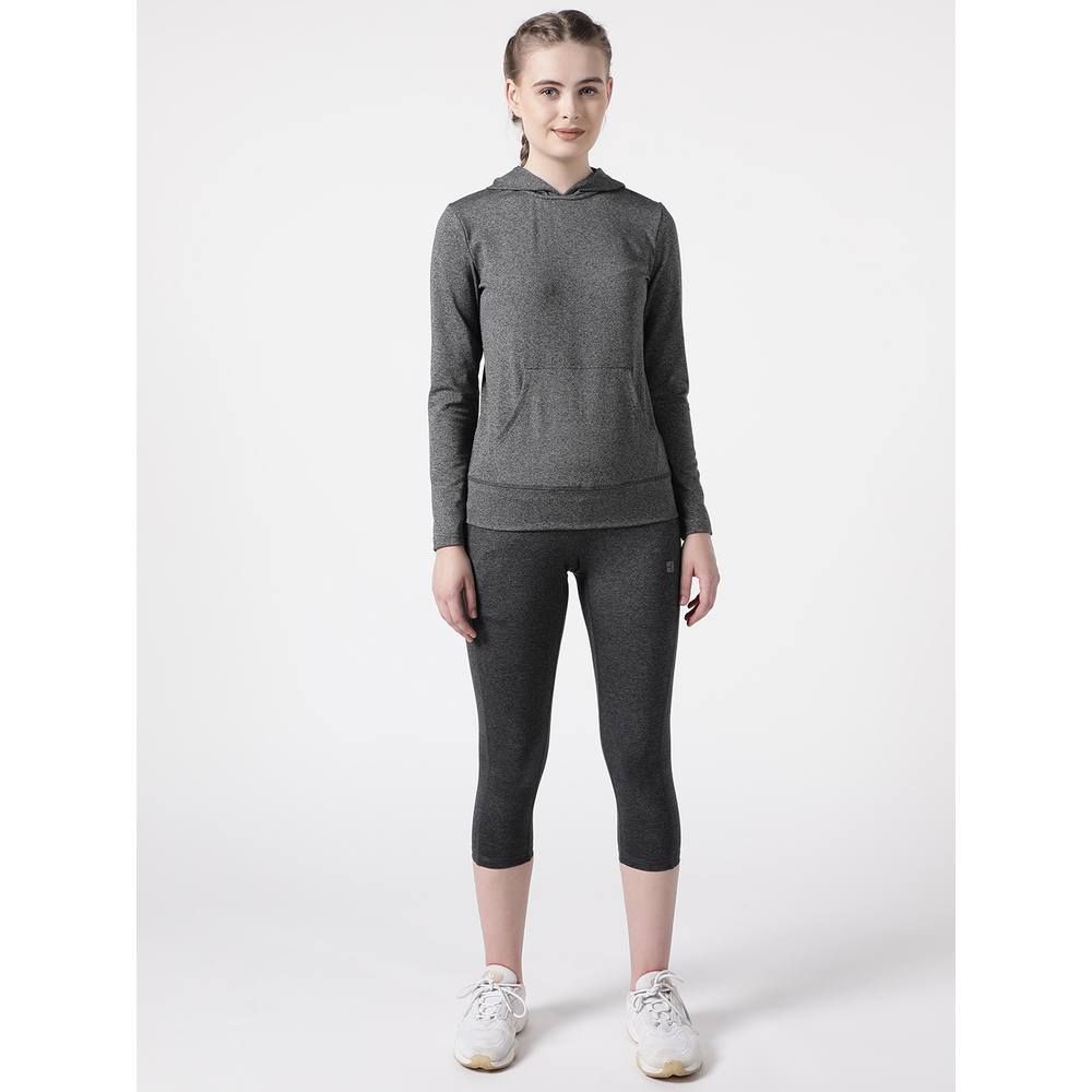 Studioactiv - Sassy Full Sleeves Hoodie - Grey Melange