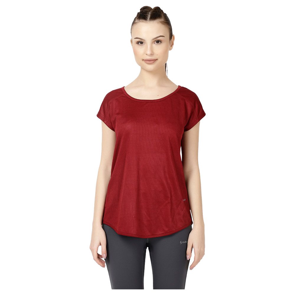 Studioactiv - Flow Tee - Maroon