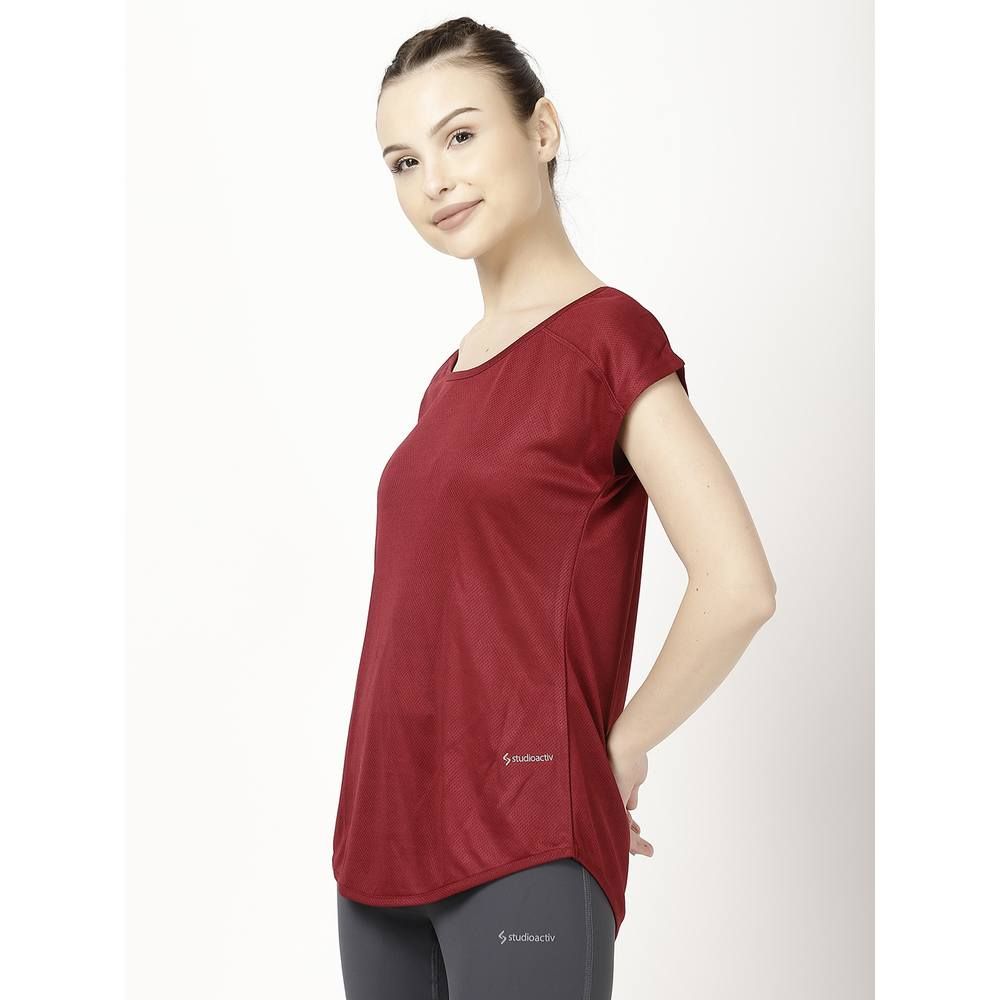 Studioactiv - Flow Tee - Maroon