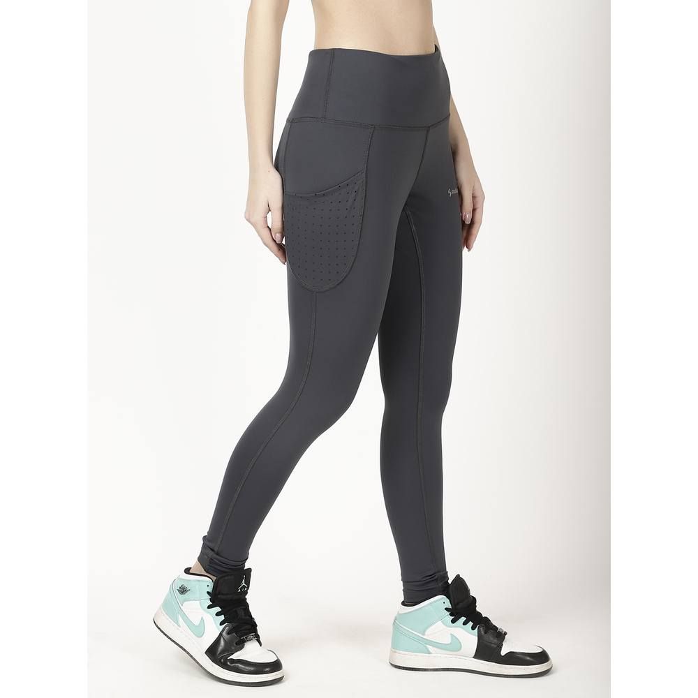 Studioactiv - Laser Cut Pace Leggings - Grey