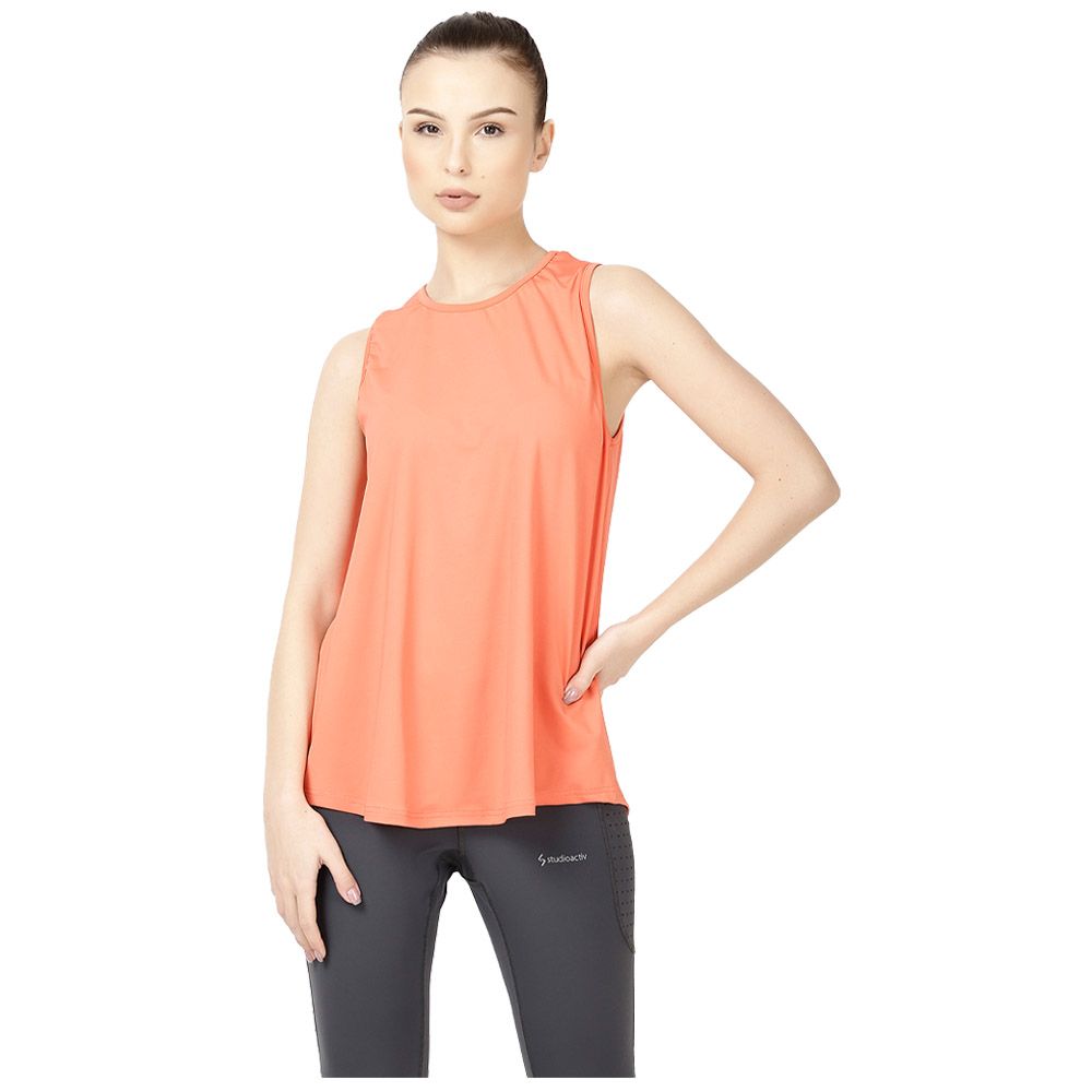 Studioactiv - Back Slit Tee - Orange