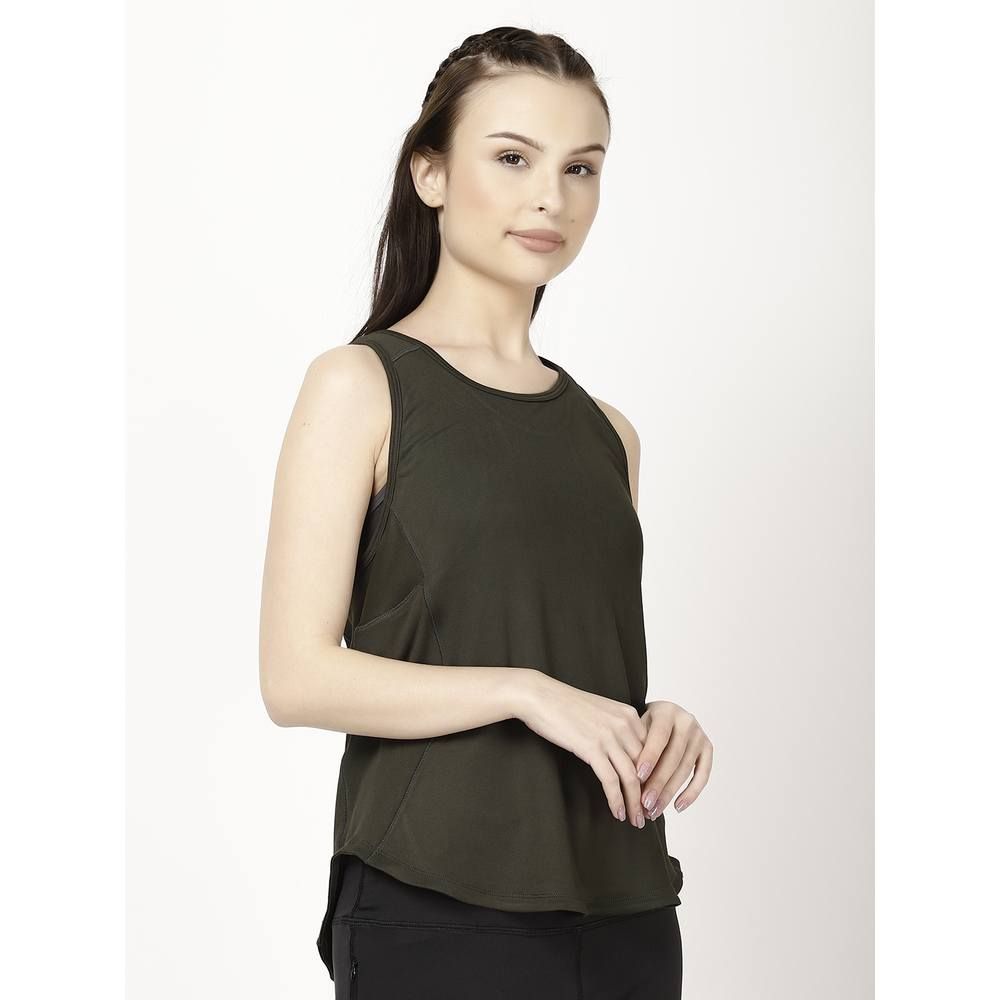 Studioactiv - Smart Racerback Tee - Olive