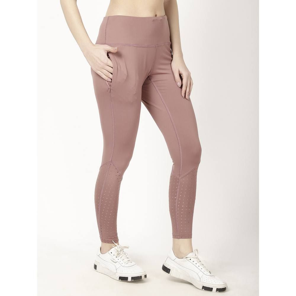 Studioactiv - Laser Cut Style Diva Leggings - Dusty Rose