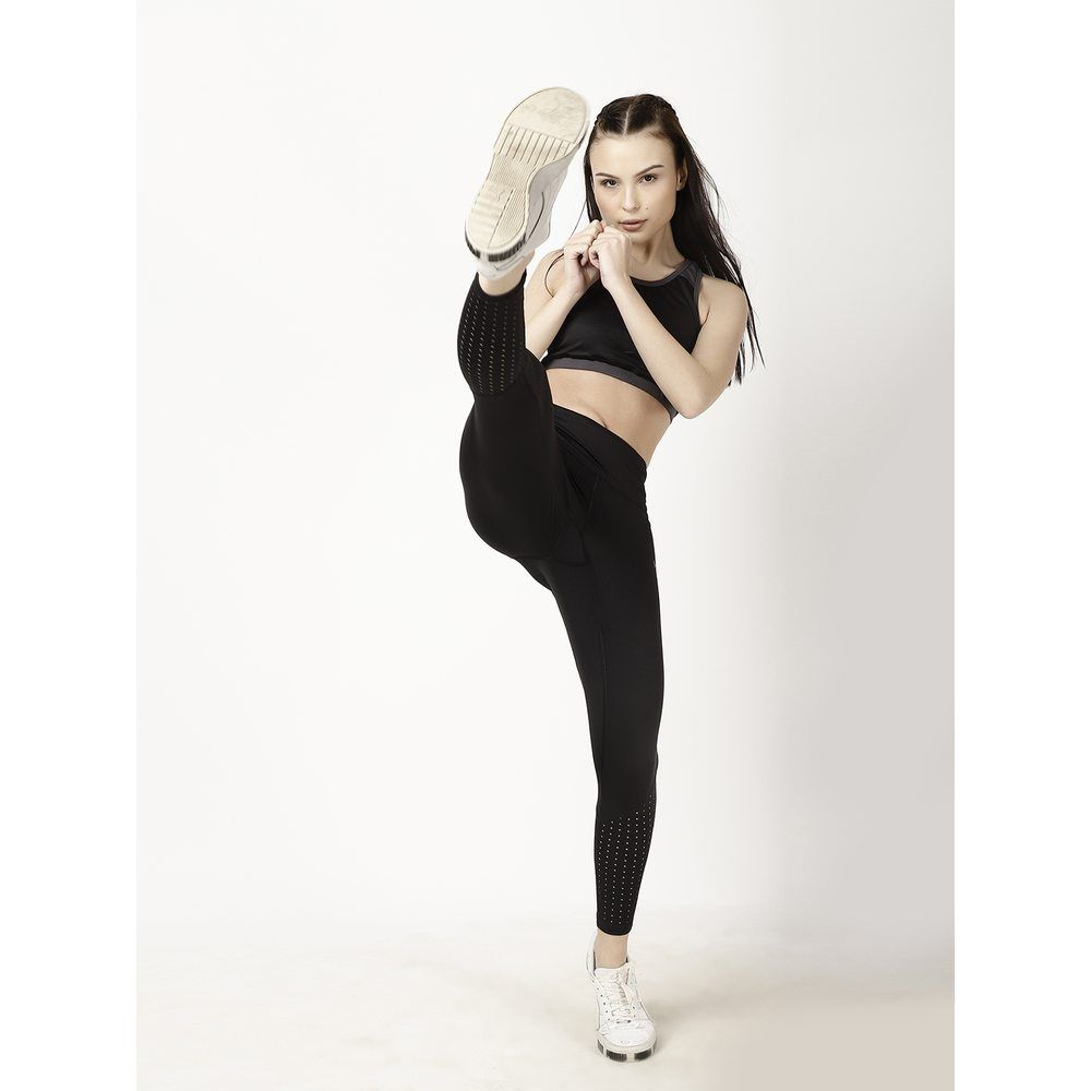 Studioactiv - Laser Cut Style Diva Leggings - Black