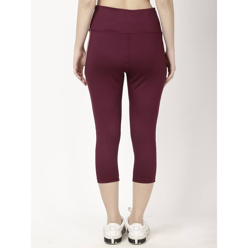 Studioactiv - Peach Summer Breeze Capri - Maroon