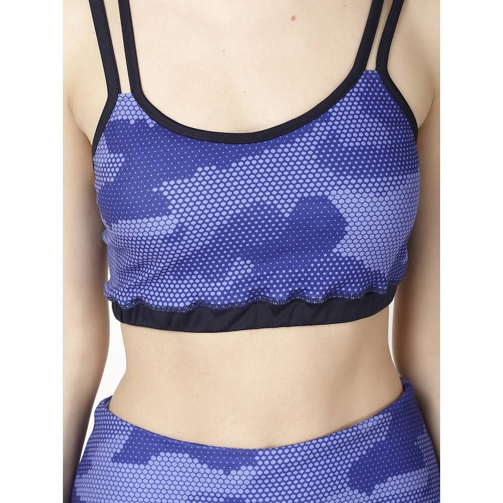 Studioactiv - Print Strappy Bra - Blue