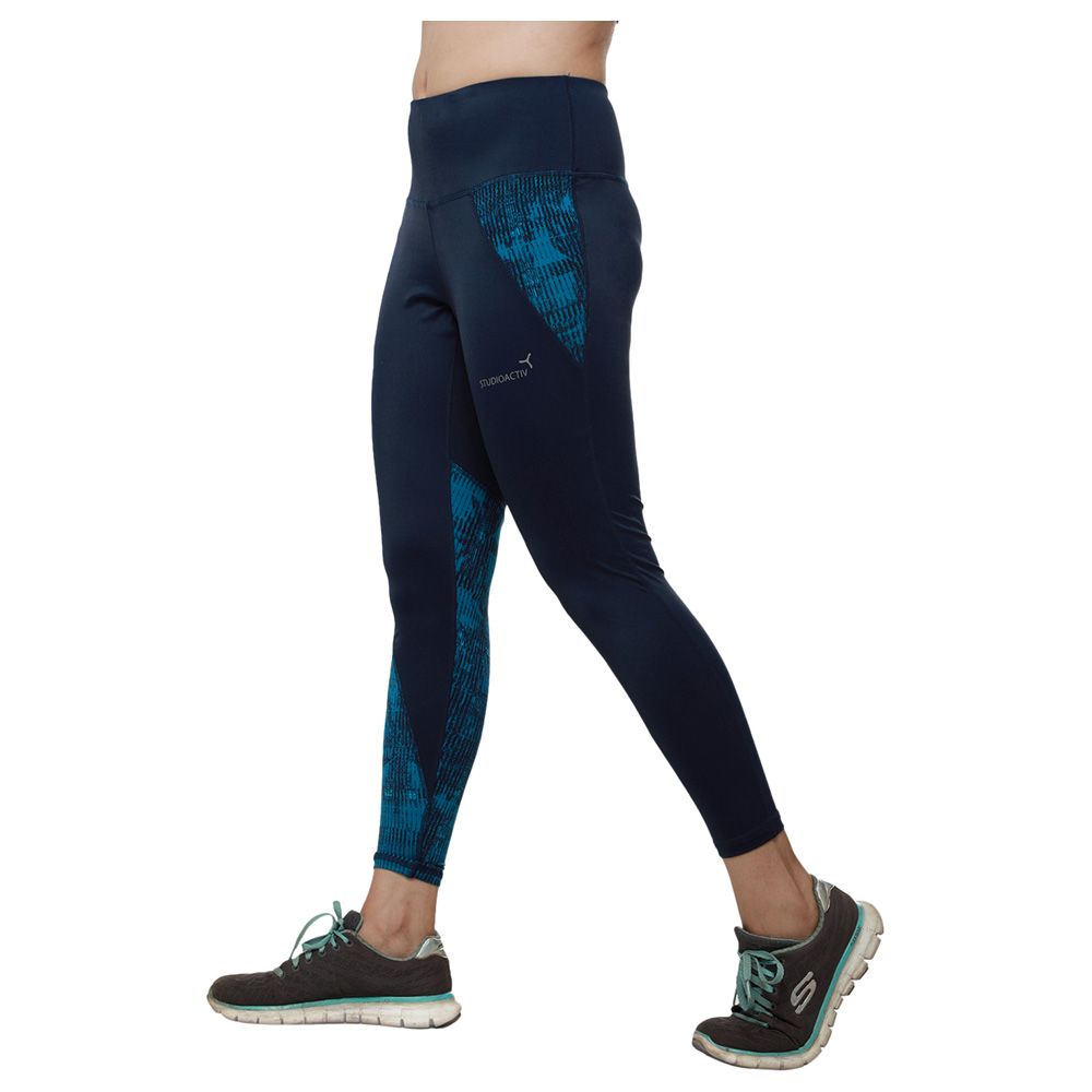 Studioactiv - Navy Teal Roadrunner Leggings