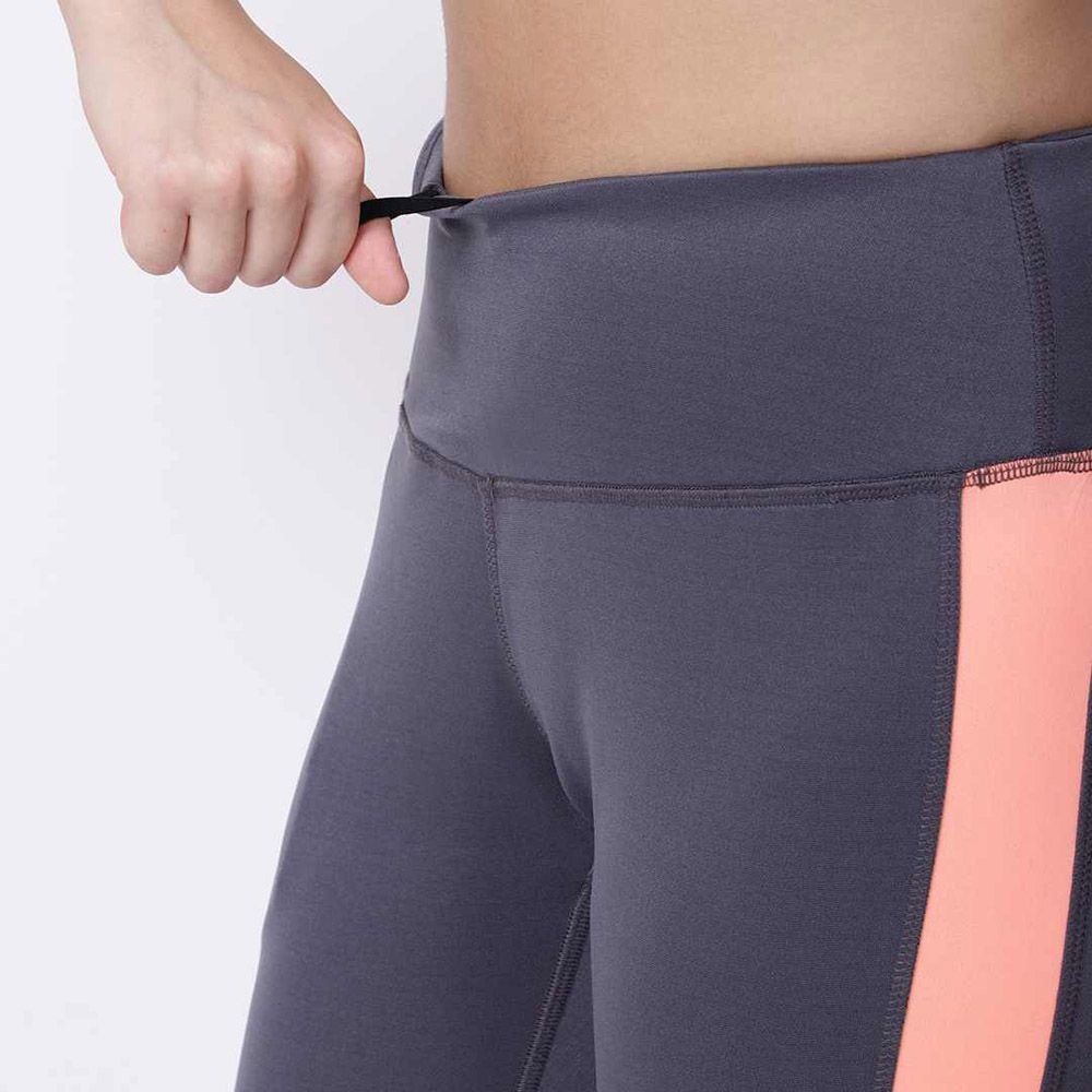 Studioactiv - Grey Neo-Orange Summer Breeze Capri