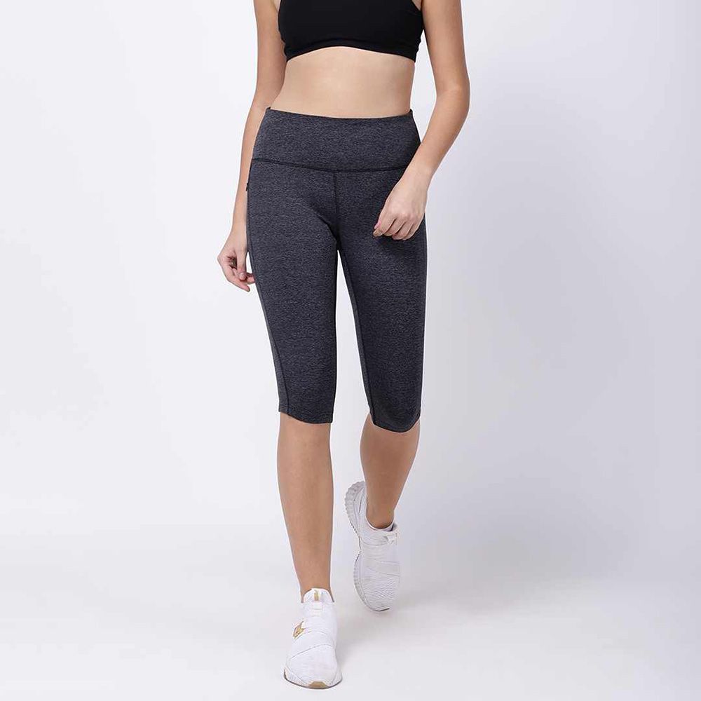 Studioactiv - Grey Melange Oh-So-Smart Capri