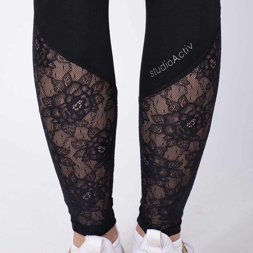 Studioactiv - Black Lace Dainty Darling Leggings