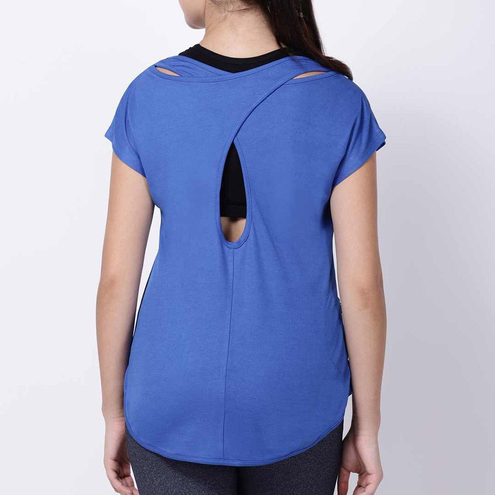 Studioactiv - Royal Blue Sexy Back Tee