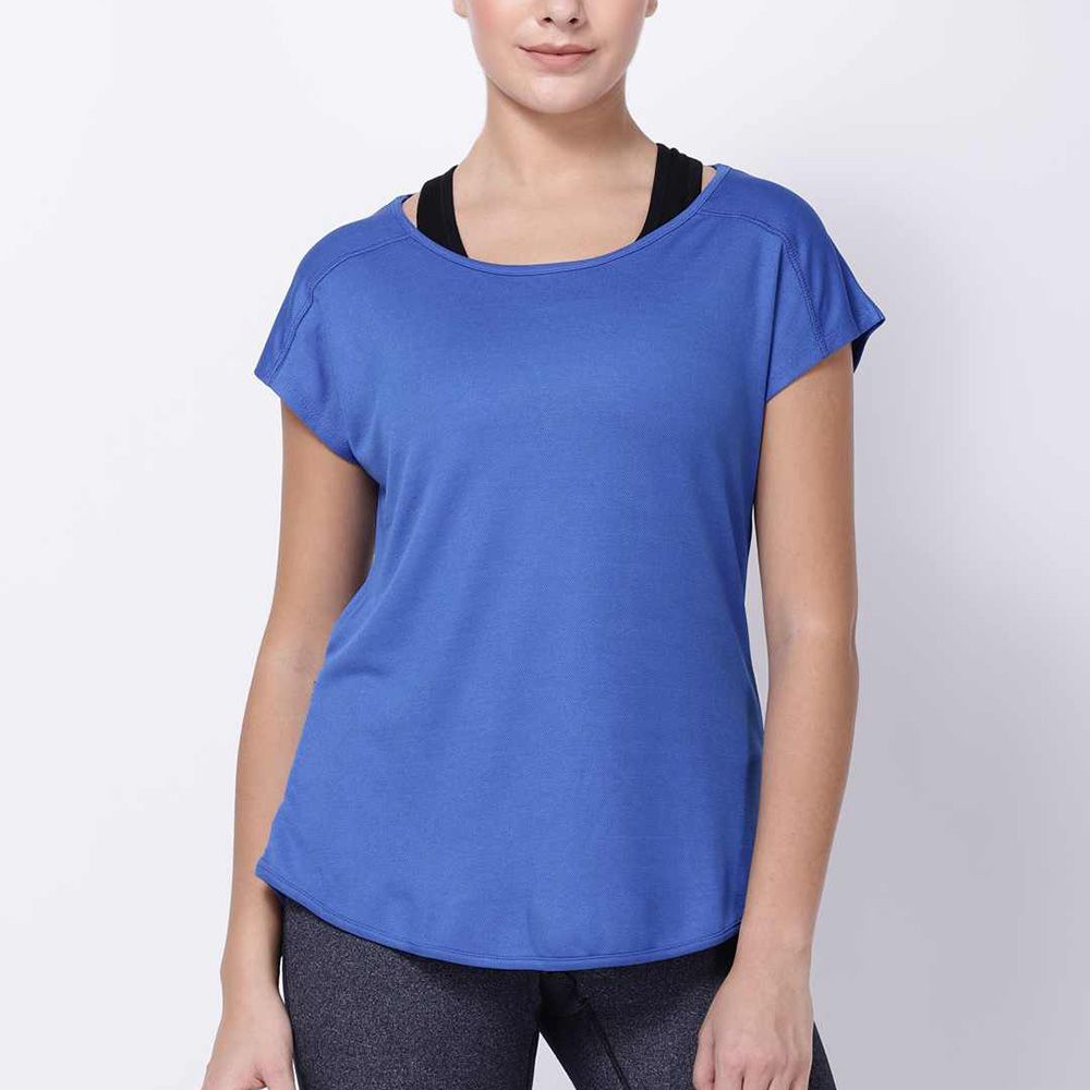 Studioactiv - Royal Blue Sexy Back Tee