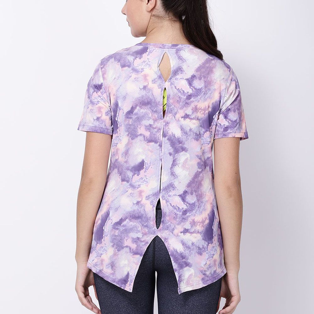 Studioactiv - Lavender Print Picture Perfect Tee