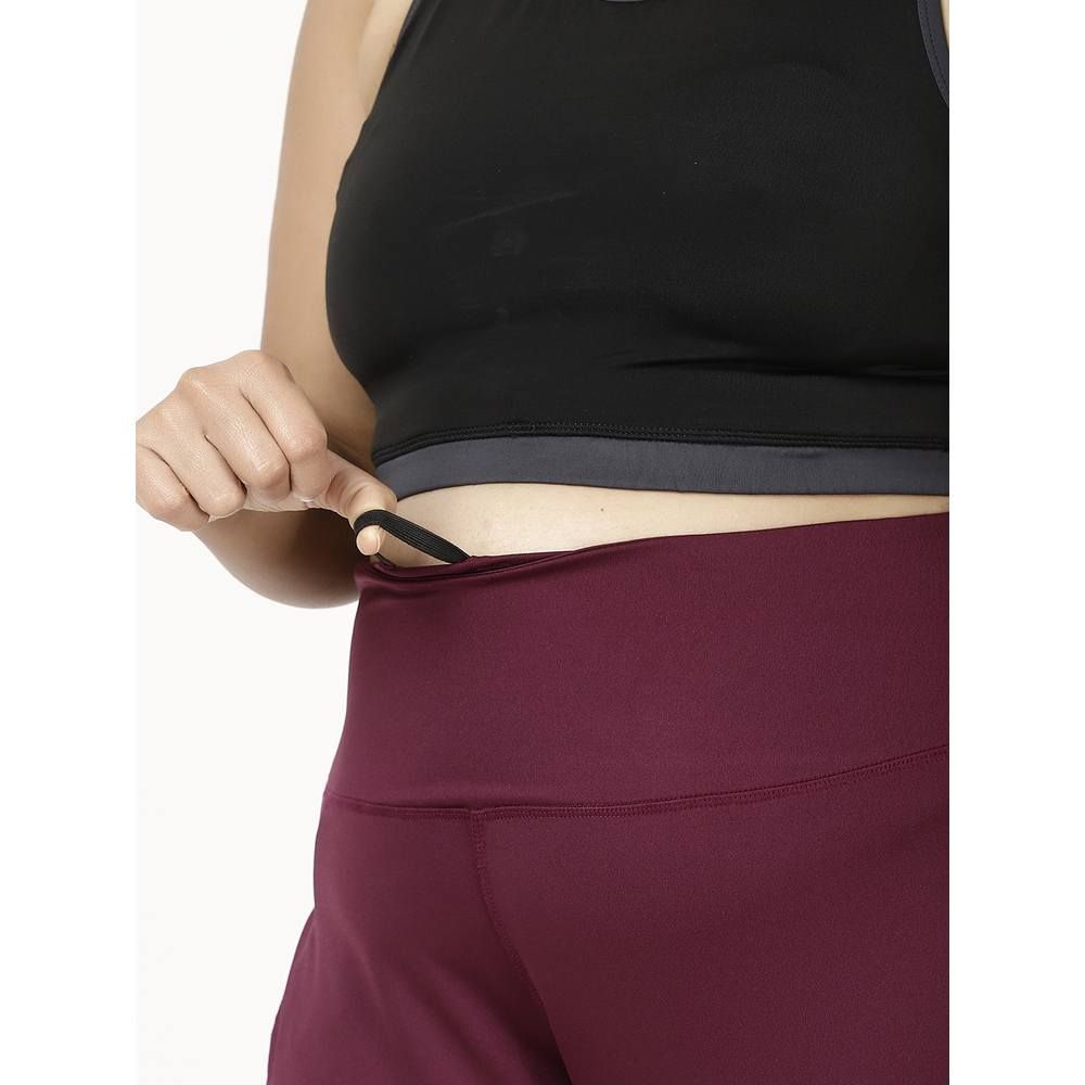 Studioactiv - Peach Summer Breeze Capri Curvy - Maroon