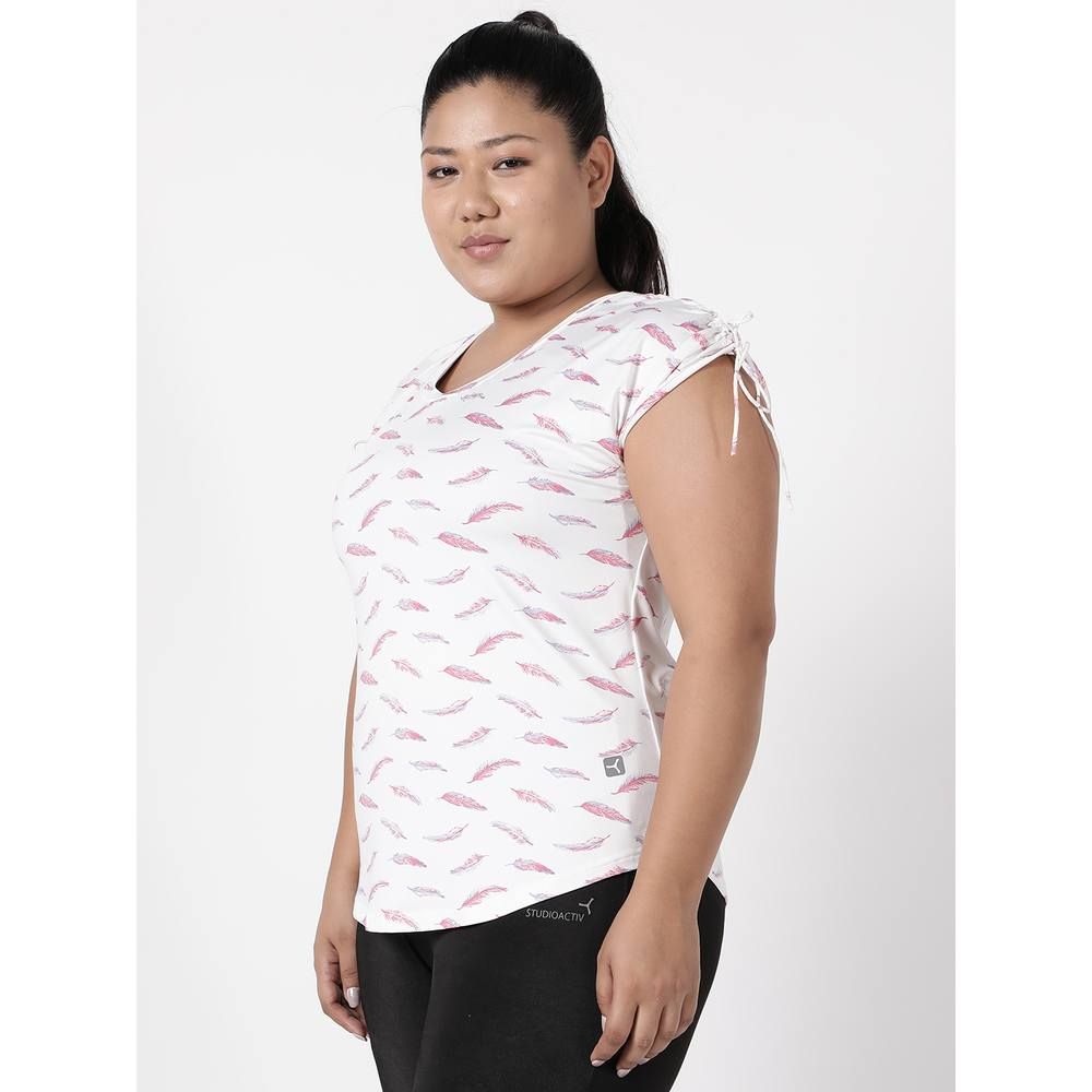 Studioactiv - Feather Light Breeze Tee Curvy - White