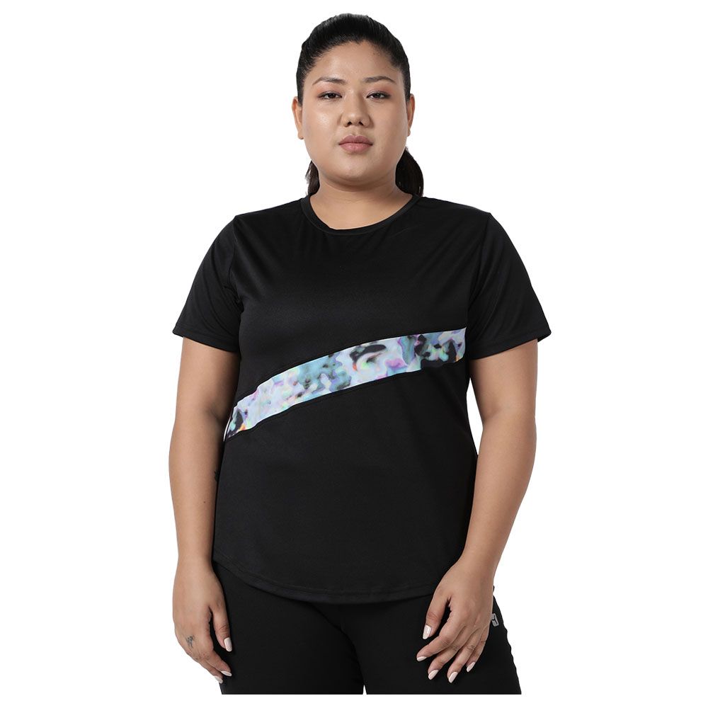 Studioactiv - Abstract Tunic Curvy - Black