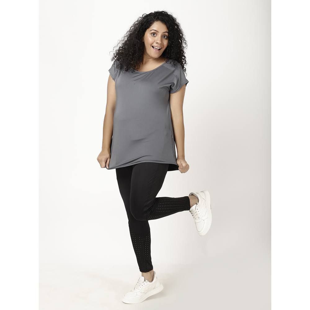 Studioactiv - Flow Tee Curvy - Grey