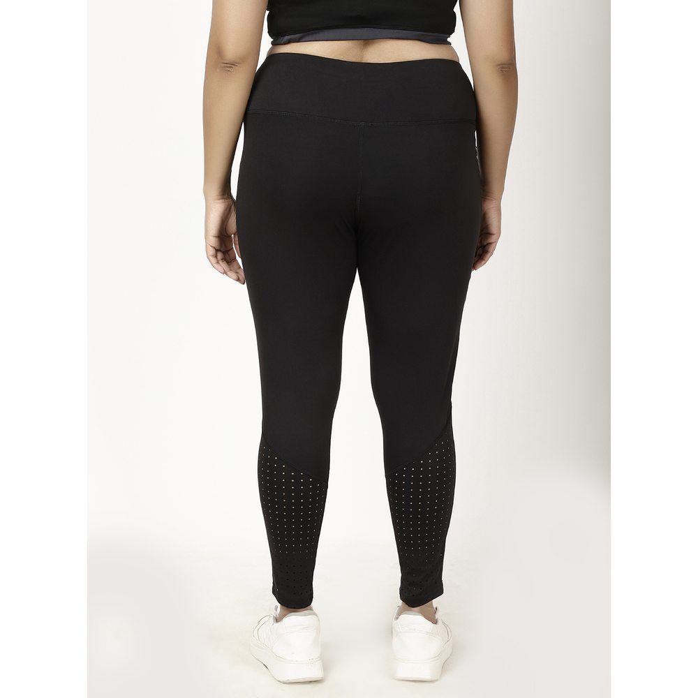 Studioactiv - Laser Cut Style Diva Leggings Curvy - Black