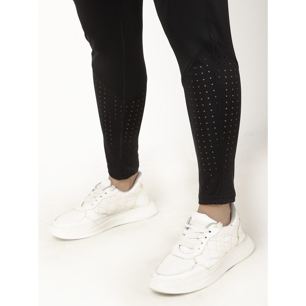 Studioactiv - Laser Cut Style Diva Leggings Curvy - Black