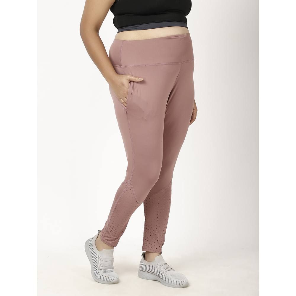 Studioactiv - Laser Cut Style Diva Leggings Curvy - Dusty Rose