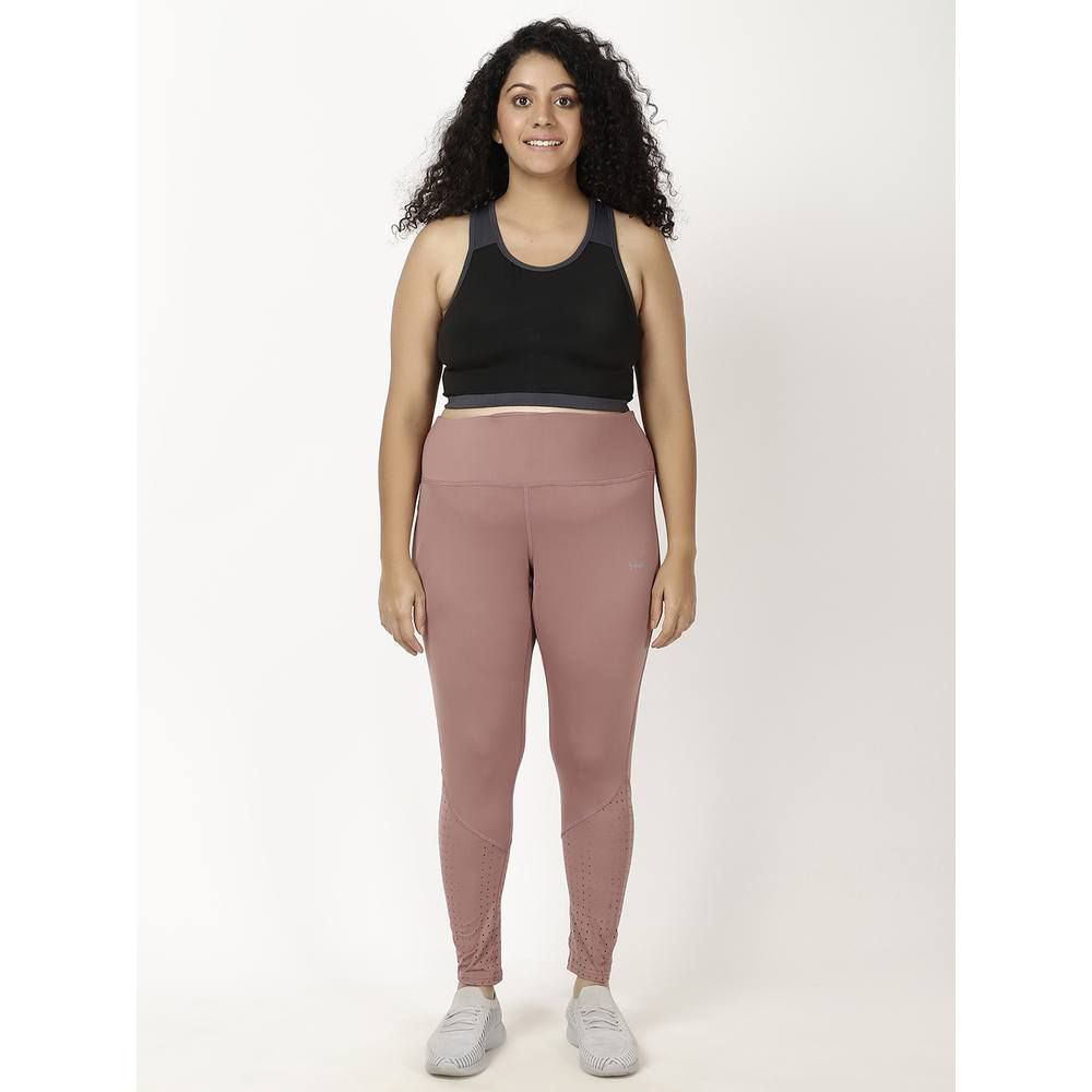 Studioactiv - Laser Cut Style Diva Leggings Curvy - Dusty Rose