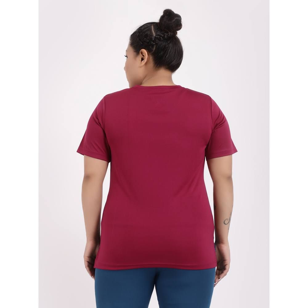 Studioactiv - Oh-So-Smart Tee Curvy - Wine