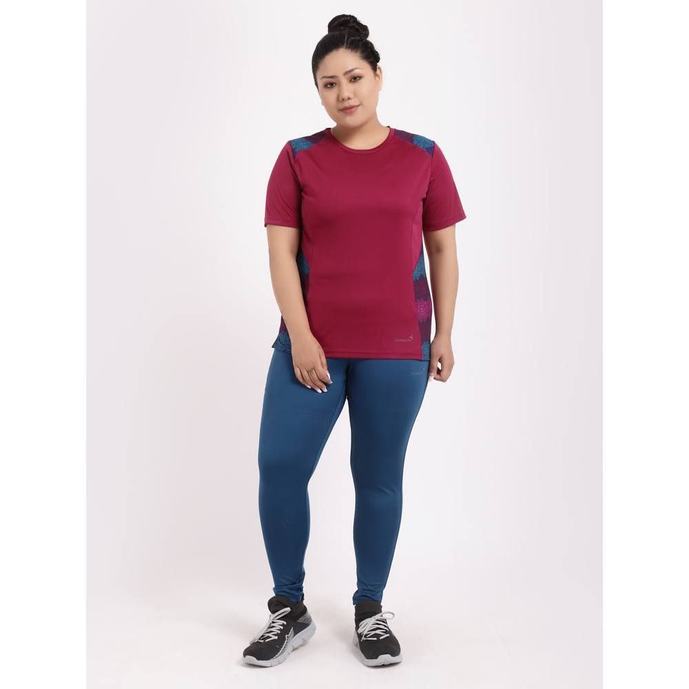 Studioactiv - Oh-So-Smart Tee Curvy - Wine