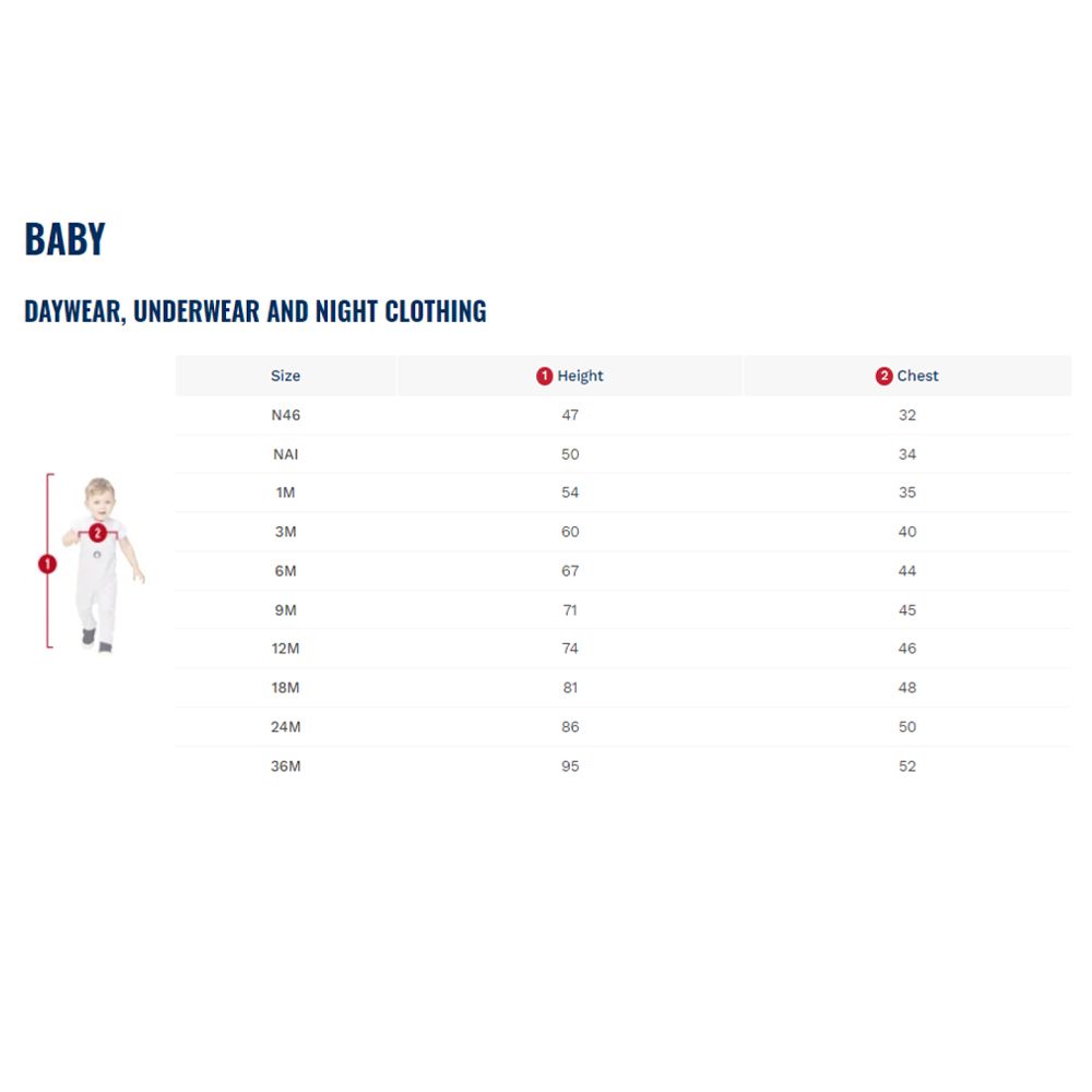 Petit Bateau - 3pc-Set - Babies Heart Print Cotton Bodysuit