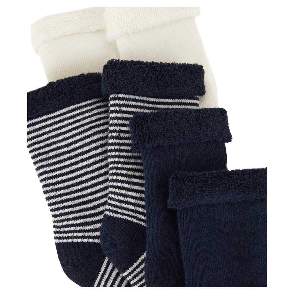 Petit Bateau - 3pc-Set - Knitted Baby's Socks - Blue