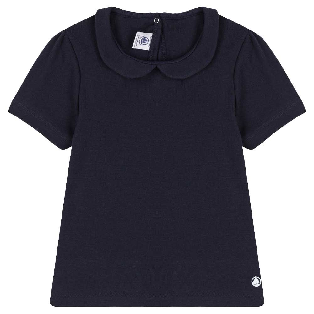 Petit Bateau - Girl's Short-Sleeved Cotton T-Shirt - Blue