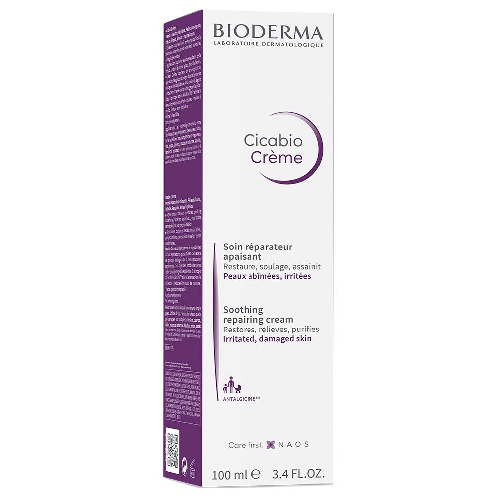 Bioderma Cicabio Cream Repairing For Damaged Skin 100ml