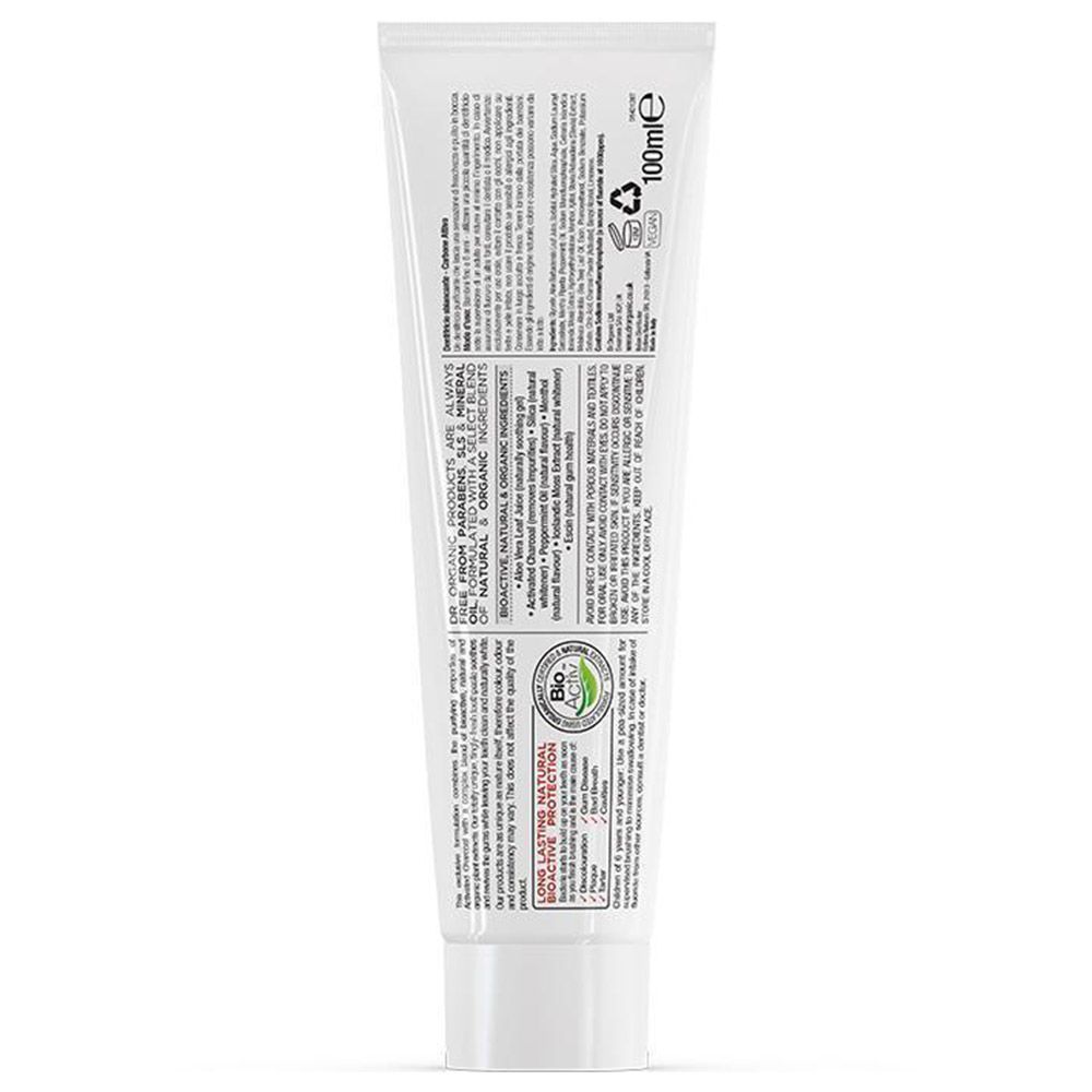 Dr Organic Charcoal Toothpaste 100ml