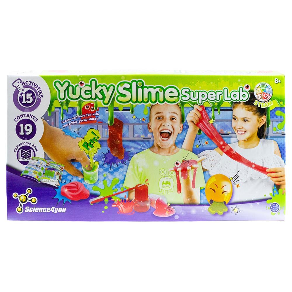 Science4you - Yucky Slime Super Lab Steam Kit